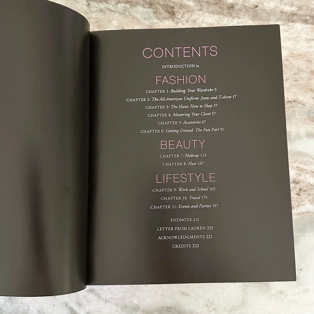 LC Lauren Conrad Style / Fashion Book